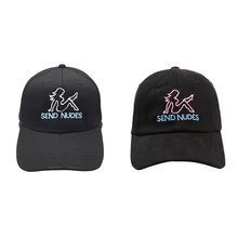 Бейсбольная кепка Женская вышитая хлопковая шляпа Головной убор уличная спортивная одежда с регулируемой задней застежкой