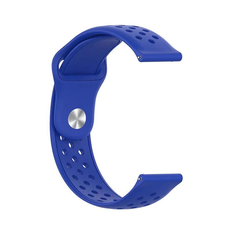 20 мм для samsung Galaxy watch active 2 спортивный силиконовый ремешок для часов xiaomi Huami Amazfit GTS умные часы аксессуары браслет