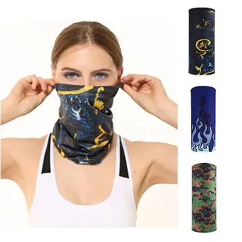 

Ice Silk Face Cover Kit Neck Gaiter Bandana Half Face Cover Scarf Headband Balaclava Scarf Breathable Face Mask Half Face Masks