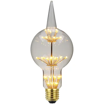 

TIANFAN Led Bulbs Vintage Style Decorative Light Bulb AC85-265V 3W E27 Firework RGB Starry Light Bulb F80