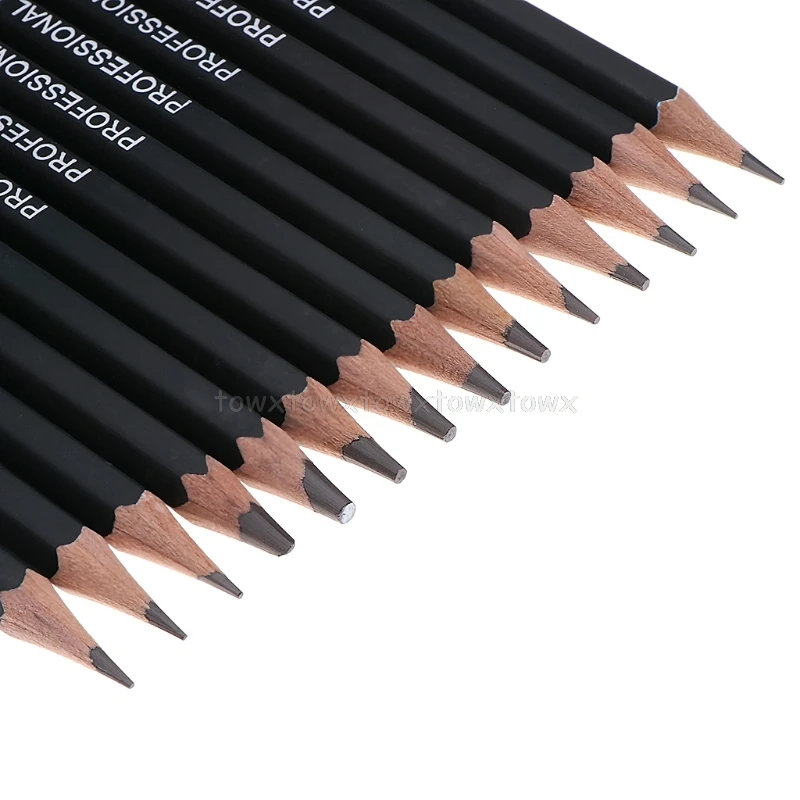 

14 Pcs Sketch Art Drawing Pencil 12B 10B 8B 7B 6B 5B 4B 3B 2B 1B HB 2H 4H 6H Jy20 19 Dropship