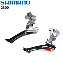 Shimano Claris FD-2300, дорожный велосипед, передний переключатель 2x7 или 2x8, скоростной переключатель на/зажим, 31,8 мм, серебро, 2300, передний переключатель