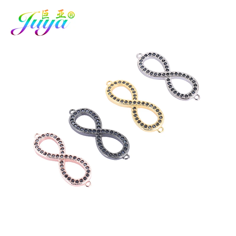 Juya DIY модные ювелирные изделия фитинги поставки Бесконечность Крест соединитель