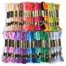 

50 colors 8m Multicolor Cross Stitch Threads Cotton Sewing Skeins Embroidery Thread Floss Skein Kit DIY Sewing Tool