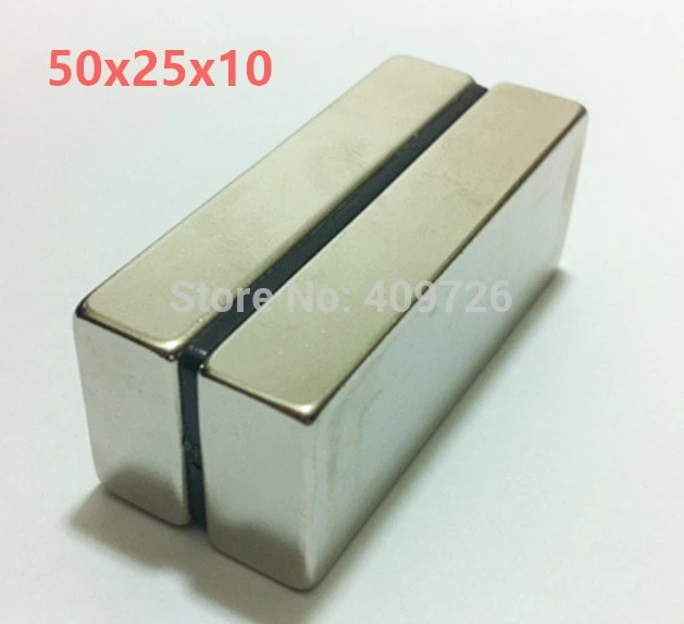 N50 18 шт. блок магнит 50x25x10 мм супер сильный редкоземельный неодимовый 50*25*10 мм|rare earth