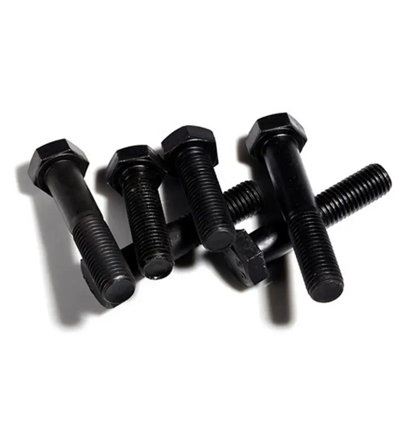 

8.8 grade M8M10 high strength blackened outer hexagon head bolt GB5782/83 DIN931 ISO 4014