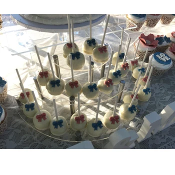 

Acrylic Stand 3 Tiers Cake stand Dessert Serving Platter For Wedding Birthday Party Crafts Model Display Rack