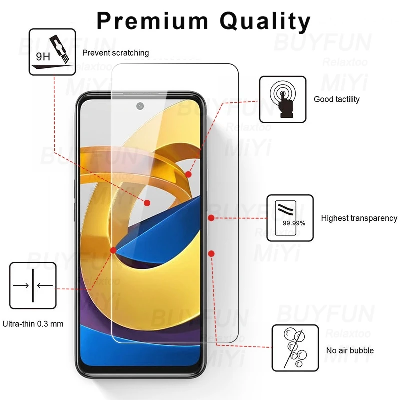 annaPrime - 1 Verre Trempé pour Xiaomi Poco M4 Pro 5G 6.6 Protection d'écran  - TRANSPARENT (non compatible avec Xiaomi Poco M4 Pro 4G 6.43) - Protection  d'écran pour smartphone - Achat & prix