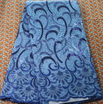 

AFRICAN FRENCH LACE FABRIC HIGH QUALITY LASER LACE WITH SEQUINS X2003