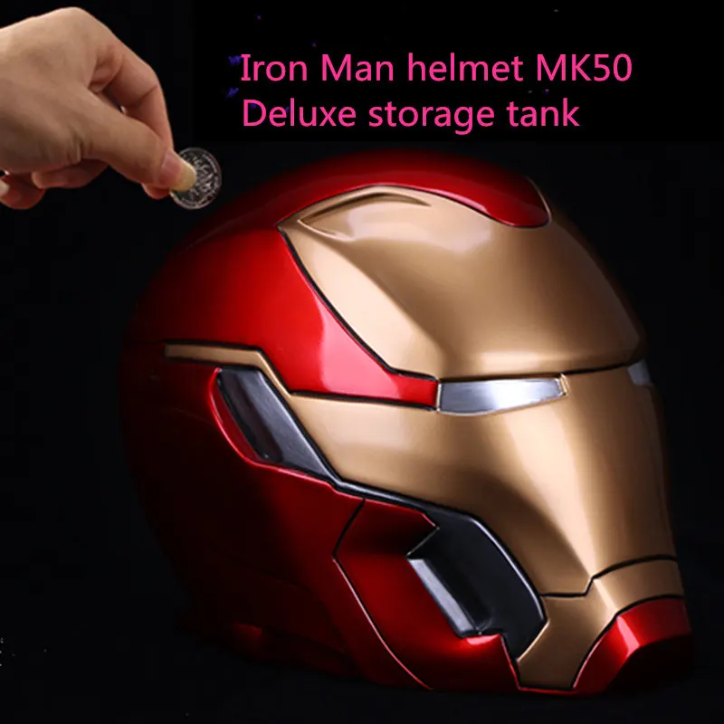 Новый Стиль Deluxe Edition Железный человек креативный MK50 Большой шлем монета банкноты