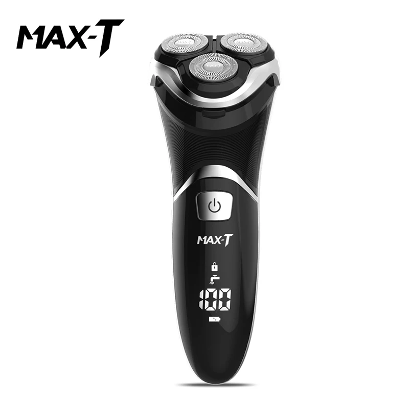 

MAX-T RMS8101 Electric Shaver Face Care Washable USB Cable Rechargeable Triple Blade 3D Razors Electric Shaving Beard Machine