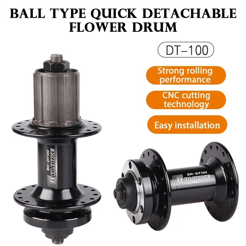 Novatec hub Bicycle Hubs Black quick release lever mountain bike ball