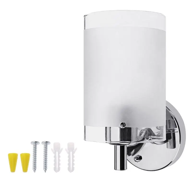 AC85-265V E27 LED Wall Light Modern Glass Decorative Lighting Sconce Fixture Lamp with Single light head