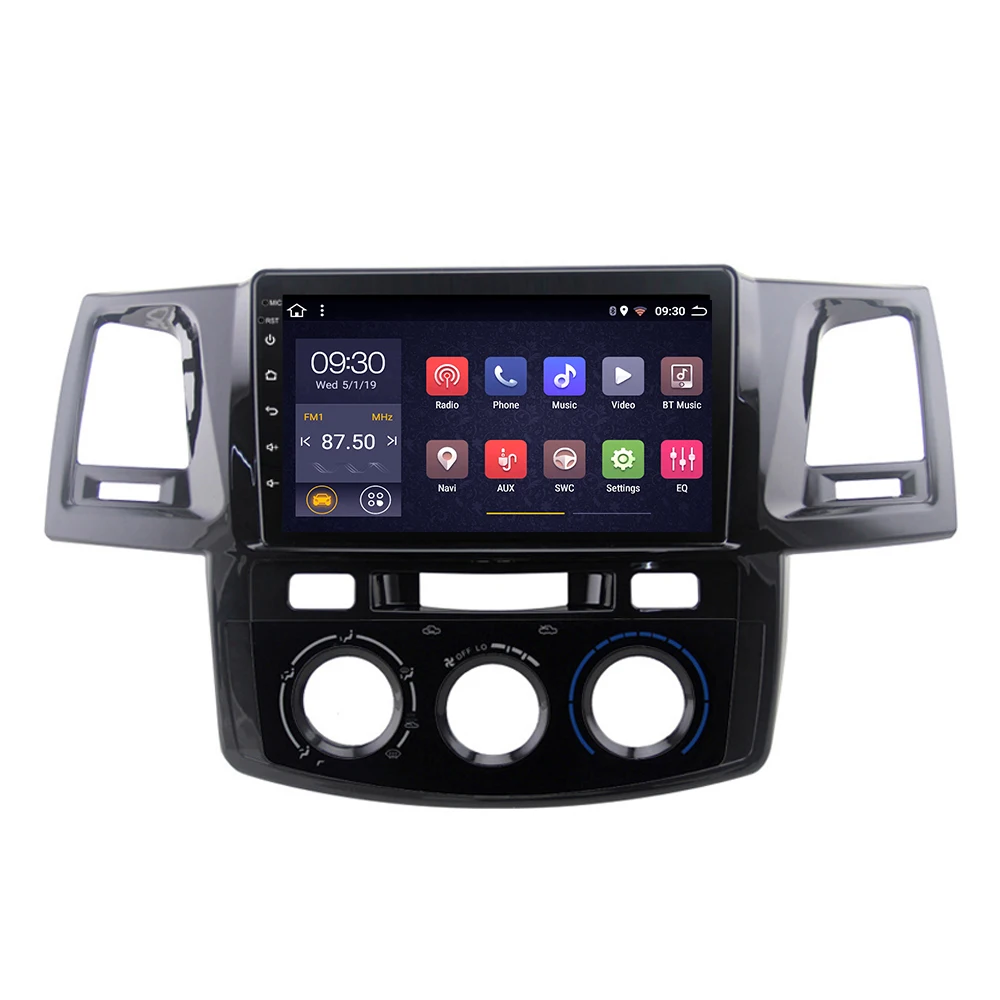 Автомагнитола для toyota Fortuner HILUX 2007- gps-навигация, dvd-плеер 2.5D экран Поддержка рулевого колеса управления/FM/tv/gps/OBD - Цвет: 2G 32G (8 Core)