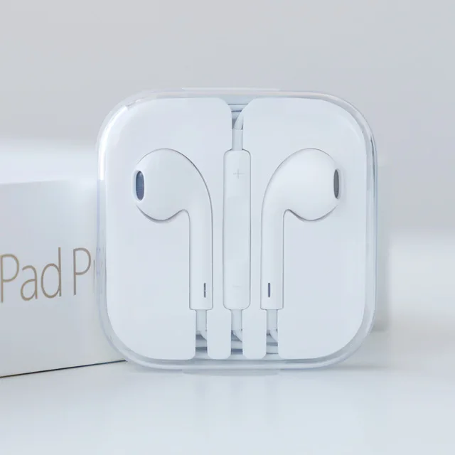 10 шт./партия, наушники Apple для мобильного телефона, наушники Apple с Lightning Ear, телефоны для iPhone 5/5s/5c/6/6s/SE iPad Mac с микрофоном - Цвет: Simple packaging