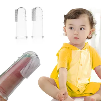 

New 2020 Baby Toothbrush Finger Toothbrush Children Teeth Clean Soft dental floss Infant Tooth Brush children's Toothpase