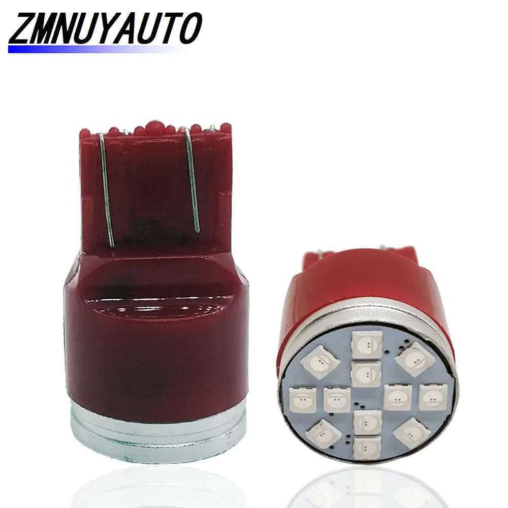 

2PCS W21/5W Led T20 7443 7440 W21W WY21W Led Bulbs 12SMD 3030 Car Turn Signal Brake Reverse Lights Auto Lamp White Red Amber