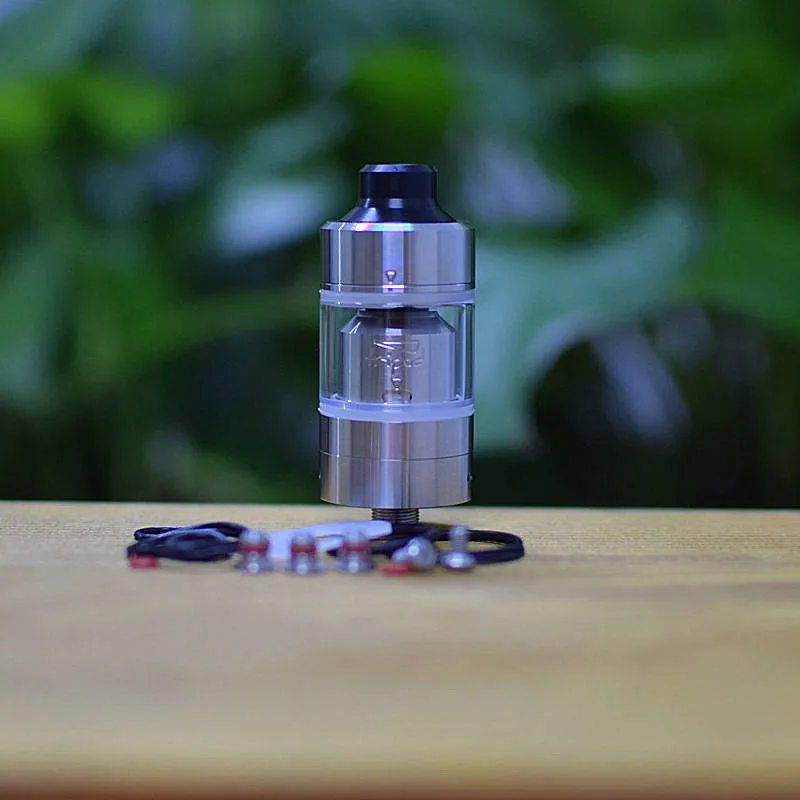 

Authentic YUHETEC Electronic Cigarette Tripod RTA 22mm Rebuildable Tank Atomizer 2ml vape tank with three airflow holes sets