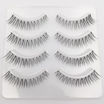 

Handmade Natural Densely Nude Makeup Light Make-up Eyelash Japanese-style Sharpened False Eyelashes A04