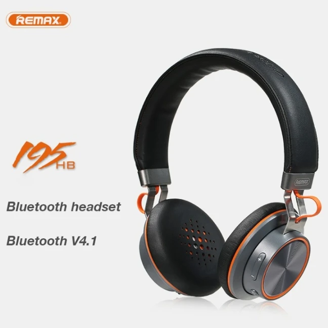 Remax Rb-195Hb Беспроводная Bluetooth стерео гарнитура Bluetooth гарнитура стереонаушники шумоподавление стерео наушники