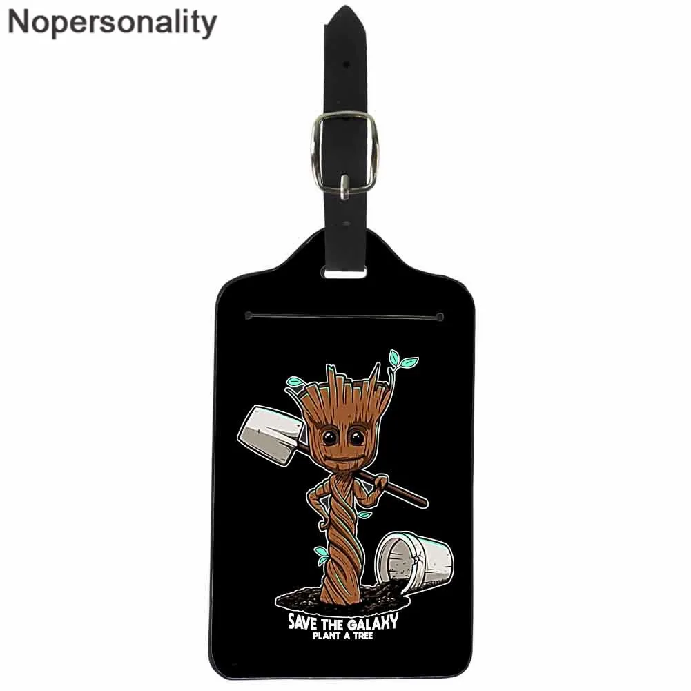 L4435Z24 Nopersonality багажные бирки туристические аксессуары мультфильм Грут печати Эластичный уплотненный чемодан Крышка Водонепроницаемый защитный чехол - Цвет: L4435Z24
