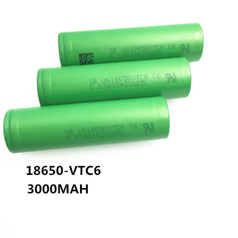 VTC6 3,7 V 3000 mAh литий-ионный аккумулятор us18650 vtc6 3000 mAh batera juguetes de herramientas linterna