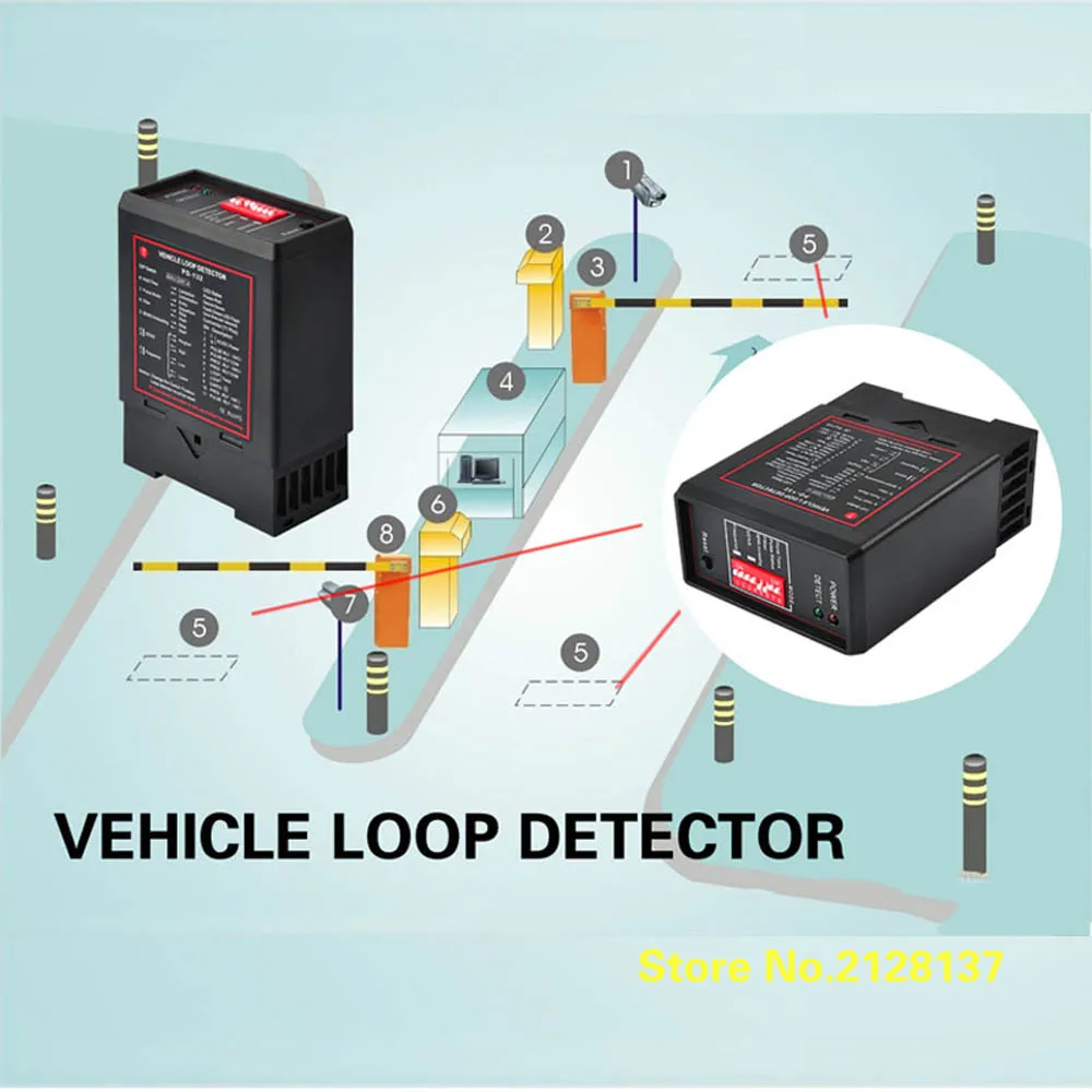 Ac110v pd232 duplo canal indução sensor detector