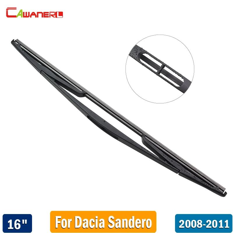 Cawanerl For Dacia Sandero 2008 2009 2010 2011 Car Rubber Rear Window Wiper Blade Back