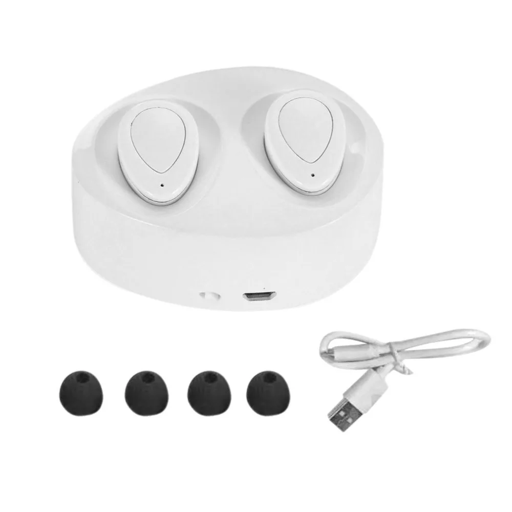 4 цвета мини-наушники-вкладыши стерео Bluetooth гарнитура громкой связи спортивные наушники беспроводные Bluetooth 4,1 наушники с микрофоном зарядное устройство коробка