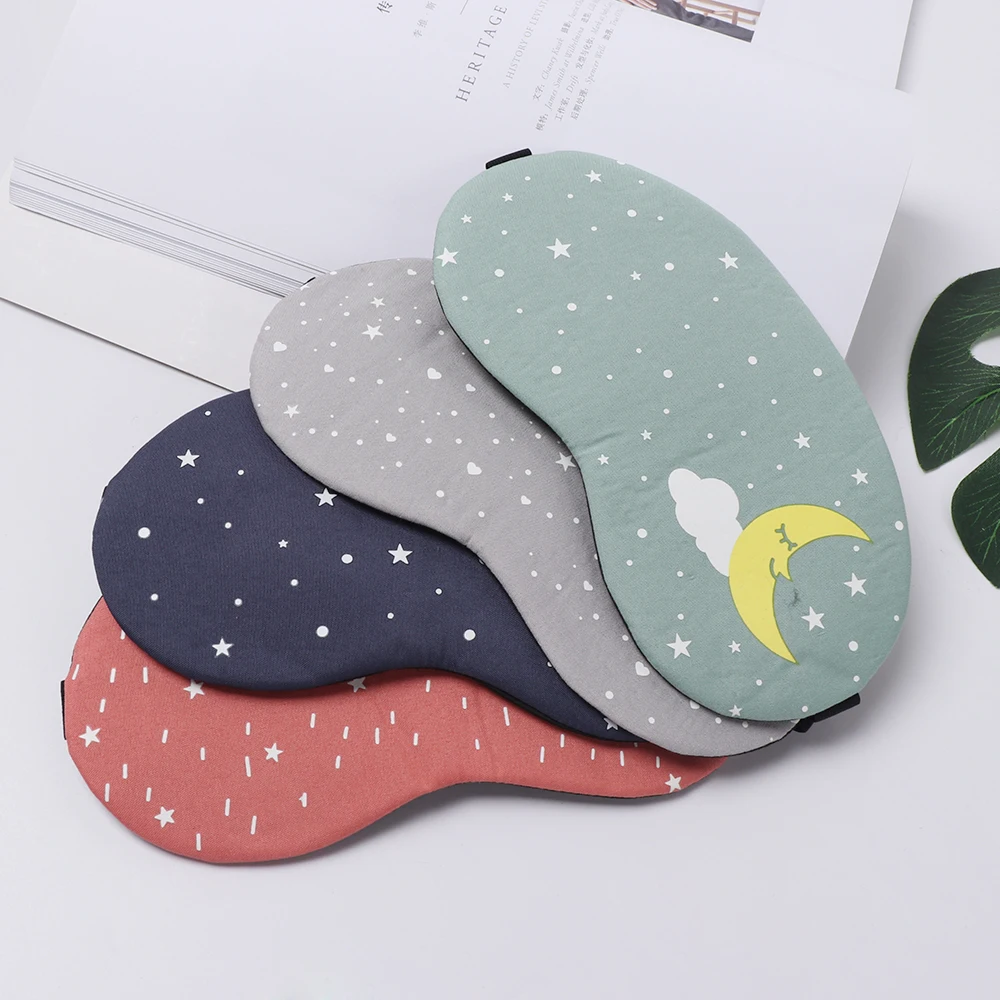 

1Pc Cute Cotton Cartoon Eye Cover Sleeping Mask Creative Eyepatch Sleeping Aid Kids Blindfold Sleep Mask Travel Relax Eye Band