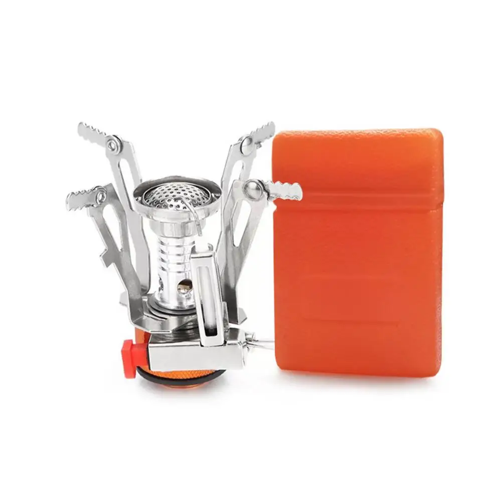 Portable Mini Camping Stoves Outdoor Folding Aluminum Alloy Gas Stove