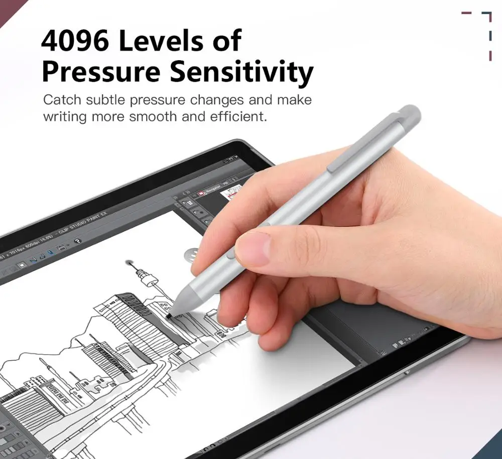 Стилус MoKo для Surface Go цифровой активный стилус с 1024 уровнями чувствительности