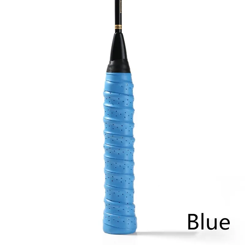 1 шт. липкий на ощупь теннис овергрип липкий Грип бадминтон Грип - Цвет: Blue