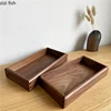 Rectangular Wooden Storage Tray Grocery Key Disk Desktop Organizer Storage Box Fruit Plate Snack Trays Tea Tray Organize Box 1