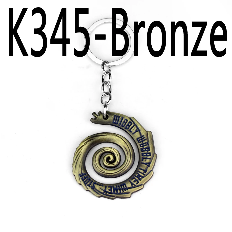K345-bronze Доктор Кто брелок ТАРДИС брелок Мода ТВ сериал chaviro автомобильные брелки для женщин ювелирные изделия фильм, держатель для ключей для лучших друзей подарок - Цвет: K345-bronze