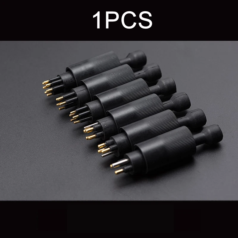 

1PCS ROV 2/3/4/5/6/8 Core Pin Watertight Plugs Male Head Connector 400m Depth Sea Water Plug Parts for RC Underwater Robot