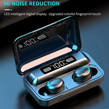 

9D Stereo Wireless Bluetooth Earphone V5.0 TWS Earphones IPX7 Waterproof Sport Headset Mini Wireless Earbuds for Phone