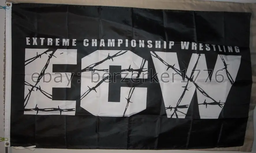 3ft x 5ft 3 x5ft ECW Extreme Championship Wrestling flag banner print Polyester banner flag Size 150*90cm