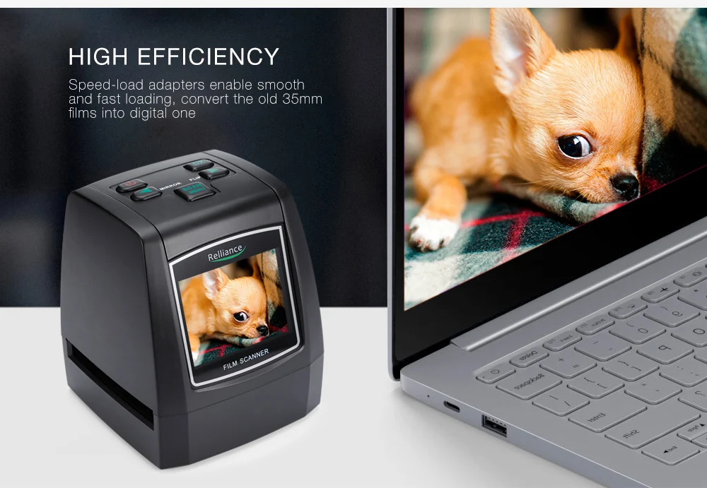 

14MP 135mm film camera Portable SD card Film scan Photo Scanners Negative Film Slide Viewer Scanner USB MSDC Film Converter 018-