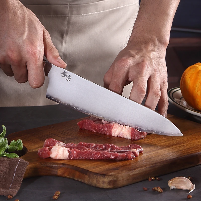 Японский нож из композитной стали для ковки ножи шеф повара Gyuto филе Santoku обвалки
