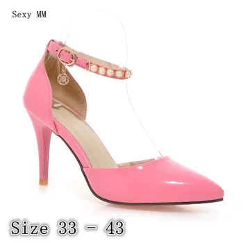

High Heels Ladies High Heel Shoes Women Pumps Stiletto Woman Party Wedding Shoes Kitten Heels Small Plus Size 33 - 40 41 42 43