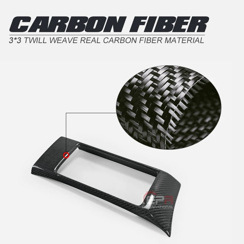

Car-styling Carbon Fiber Navigation Surround Glossy Finish Car Compass Trim Fibre Inner Drift Racing Part For BRZ FT86 GT86 RHD