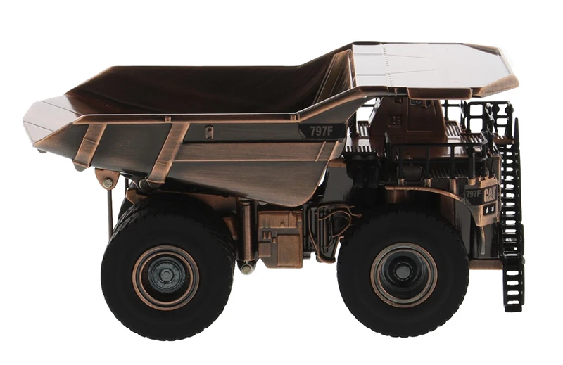 Новинка 2020 строительный грузовик со шкалой бренд Diecast Masters 1/125 Cat 797F с медной
