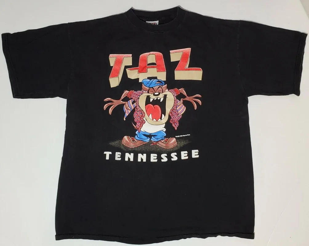 Винтажная Футболка Vtg 90S Looney ttes Warner Bros 1995 Taz Tennessee новая забавная футболка в стиле