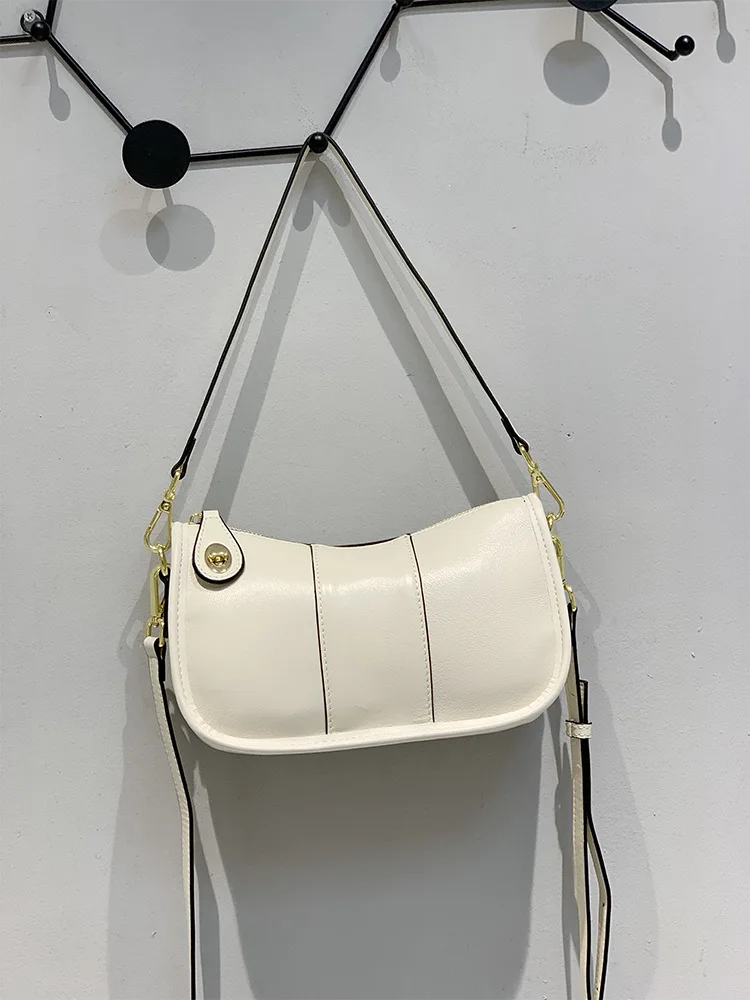

The First Layer Cowhide Handbags 2021 New Fashion Dumpling Bag Trend One Shoulder Messenger Bag Natural Fall Leather Bag