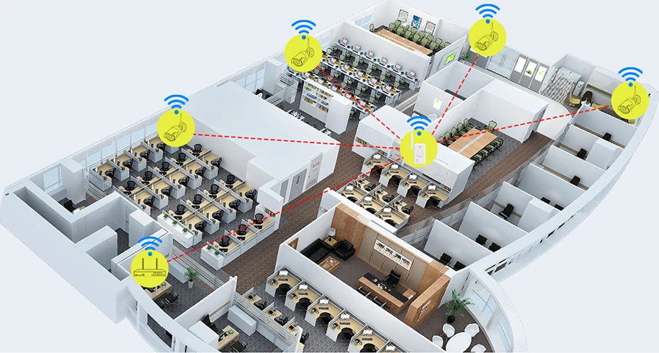 Усилитель диапазона Wi Fi для беспроводной камеры 2 4 ГГц|Коробки передач и кабели| |