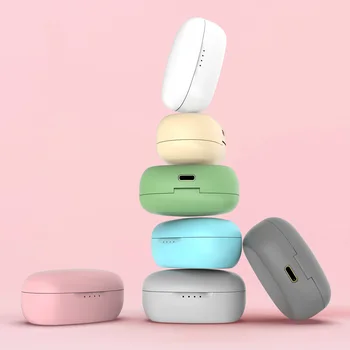

MIJIA V5 Cute Macarons Wireless Bluetooth Headset Super High Sound Quality In-ear Bluetooth Headset with Charging Bracket