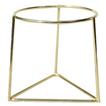 

Iron Independent Hanging Metal Geometric Circle Triple-cornered Bottom Shaped Air Plant Bracket