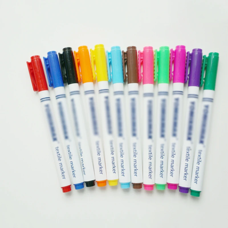 

12pcs Waterproof Painting Pens DIY Notes T Shirt Shoes Scrapbooks Decorative Drawings Water Color Pen