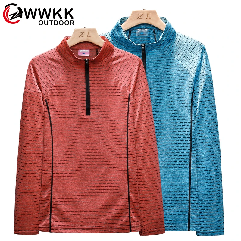 Быстросохнущая Спортивная футболка WWKK для влюбленных 2020 футболки с длинным